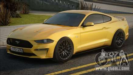 Ford Mustang GT [Yellow car] for GTA San Andreas