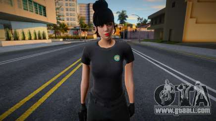 Police-Girl v1 for GTA San Andreas