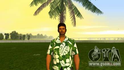 Tommy Vercetti - HD Neon Paisley Green Fox for GTA Vice City