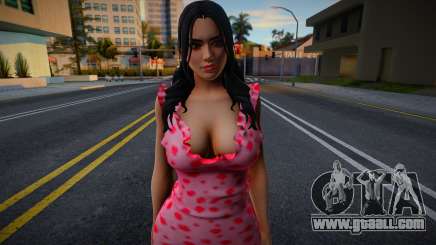 Girl in polka dot dress for GTA San Andreas