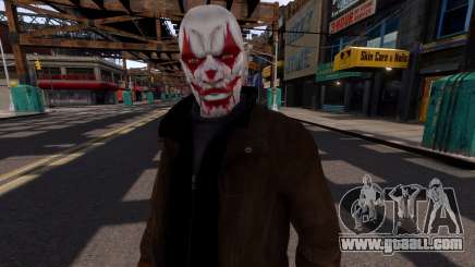 Nico Evil Clown Bald for GTA 4