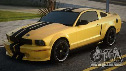 Ford Mustang GT 2005 Yellow for GTA San Andreas