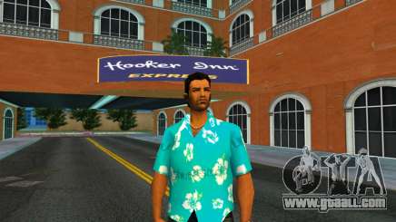 Tommy Blue Flowers for GTA Vice City