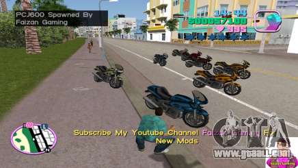 Chea Code To Spawn Unlimited PCJ600 Bike for GTA Vice City