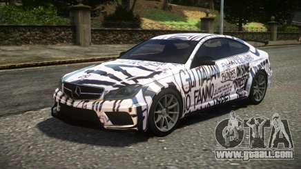 Mercedes-Benz C63 AMG LR S5 for GTA 4