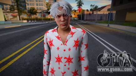 Men's skin in pajamas for GTA San Andreas