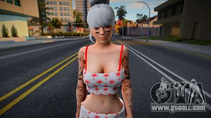 Female skin in pajamas for GTA San Andreas