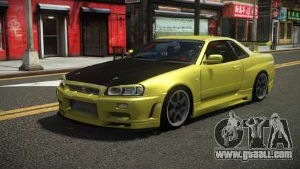 Nissan Skyline R34 GT-R G-Style for GTA 4