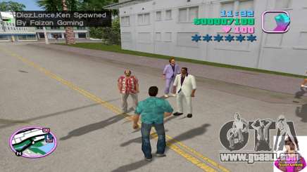 Spawn Diaz, Lance, Ken as a bodyguard for GTA Vice City
