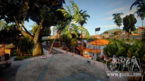New vegetation for Grove Street for GTA San Andreas