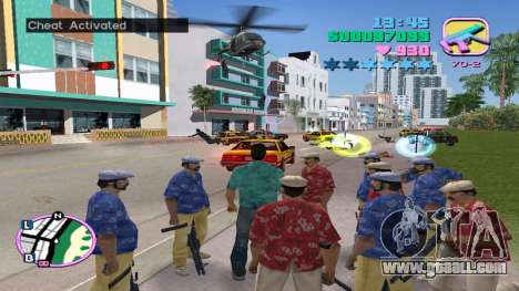 Taxi With Bodyguard for GTA Vice City