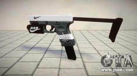 Pistol MKII Nike White and Black for GTA San Andreas