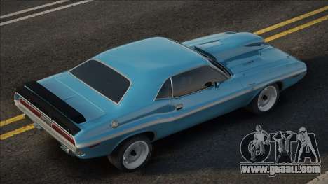 Dodge Challenger RT Blue for GTA San Andreas