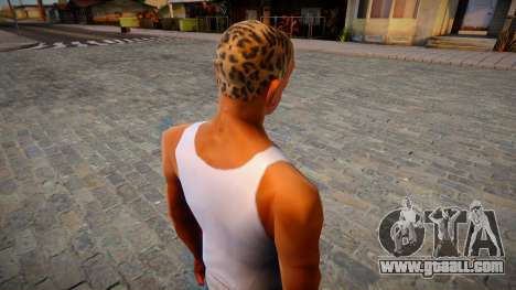 Leopard Print Hair for GTA San Andreas