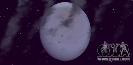 The planet Uranus instead of the moon for GTA San Andreas
