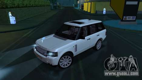 Range Rover Supercharged V2 (YuceL) for GTA San Andreas