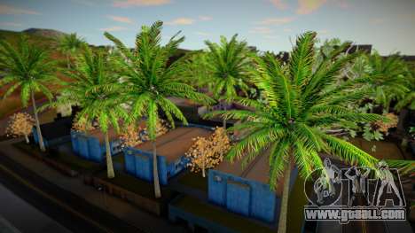 High quality trees and palm trees for GTA San Andreas