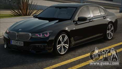 BMW i750 2017 Black for GTA San Andreas