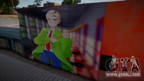 Mural Anime Baldi for GTA San Andreas