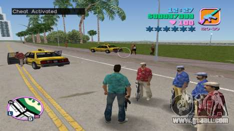 Taxi With Bodyguard for GTA Vice City
