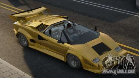 Lamborghini Countach Yellow for GTA San Andreas