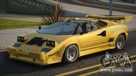 Lamborghini Countach QV [Yellow] for GTA San Andreas