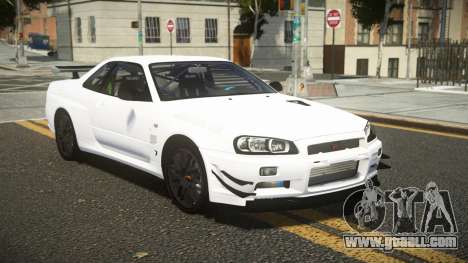 Nissan Skyline R34 GT-R LR-S for GTA 4