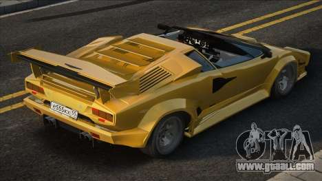 Lamborghini Countach Yellow for GTA San Andreas