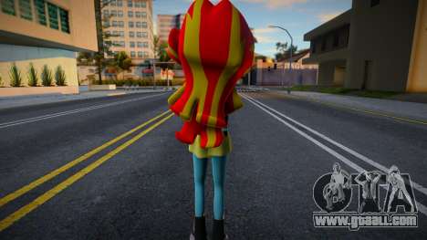 My Little Pony Sunset shimmer EQG3 Outfit for GTA San Andreas