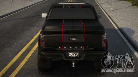Ford F-150 Shelby 2023 Black for GTA San Andreas