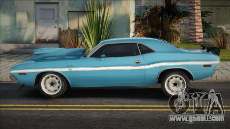 Dodge Challenger RT Blue for GTA San Andreas
