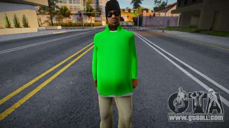 Ballas (Grove Outfit) v3 for GTA San Andreas