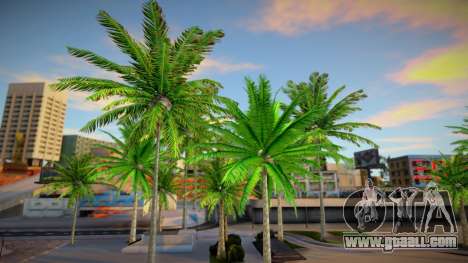 High quality trees and palm trees for GTA San Andreas