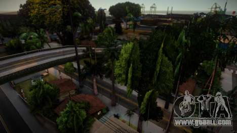 New vegetation for Grove Street for GTA San Andreas