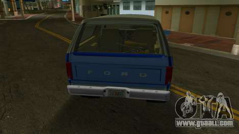 Ford Bronco XLT for GTA Vice City