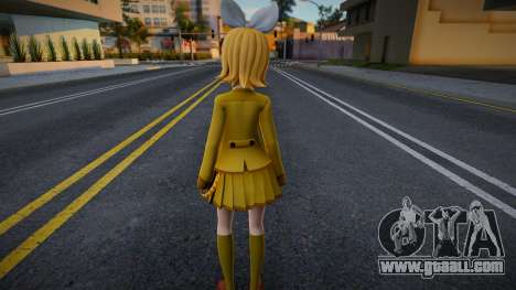 PDFT Kagamine Rin School Outfit for GTA San Andreas