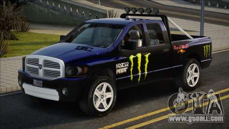 Dodge RAM 2008 Moster bluee Sports INNVT_JSLF-20 for GTA San Andreas