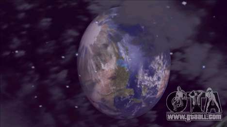 Earth Instead of Moon for GTA San Andreas