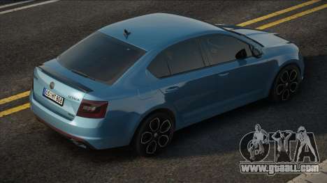 Skoda Octavia RS Blue for GTA San Andreas