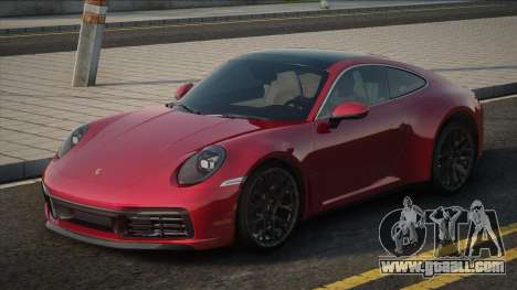 Porsche 911 (992) Red for GTA San Andreas