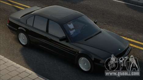 BMW 750i E38 [Black] for GTA San Andreas