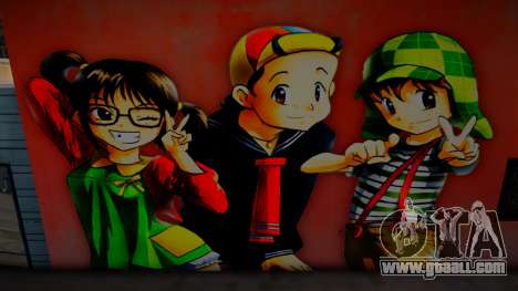Mural Anime El Chavo for GTA San Andreas