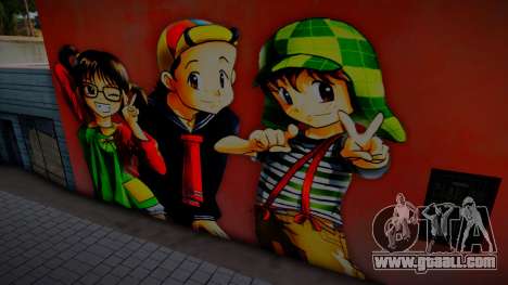 Mural Anime El Chavo for GTA San Andreas