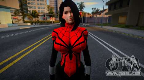 Brunette in Spider-Man outfit for GTA San Andreas