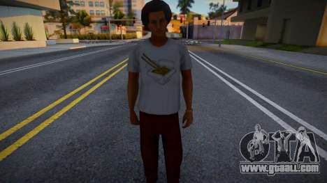 Young man in white t-shirt for GTA San Andreas