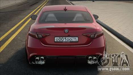 Alfa Romeo Giulia [AMZ CCD] for GTA San Andreas