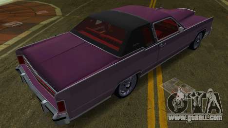 Lincoln Town Coupe for GTA Vice City