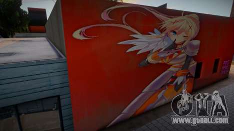 Mural Darkness Konosuba for GTA San Andreas