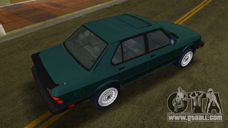 BMW 535i US-spec e28 1985 Green for GTA Vice City
