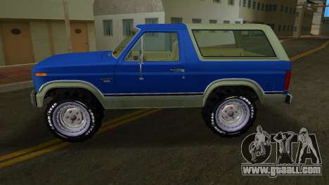 Ford Bronco XLT for GTA Vice City